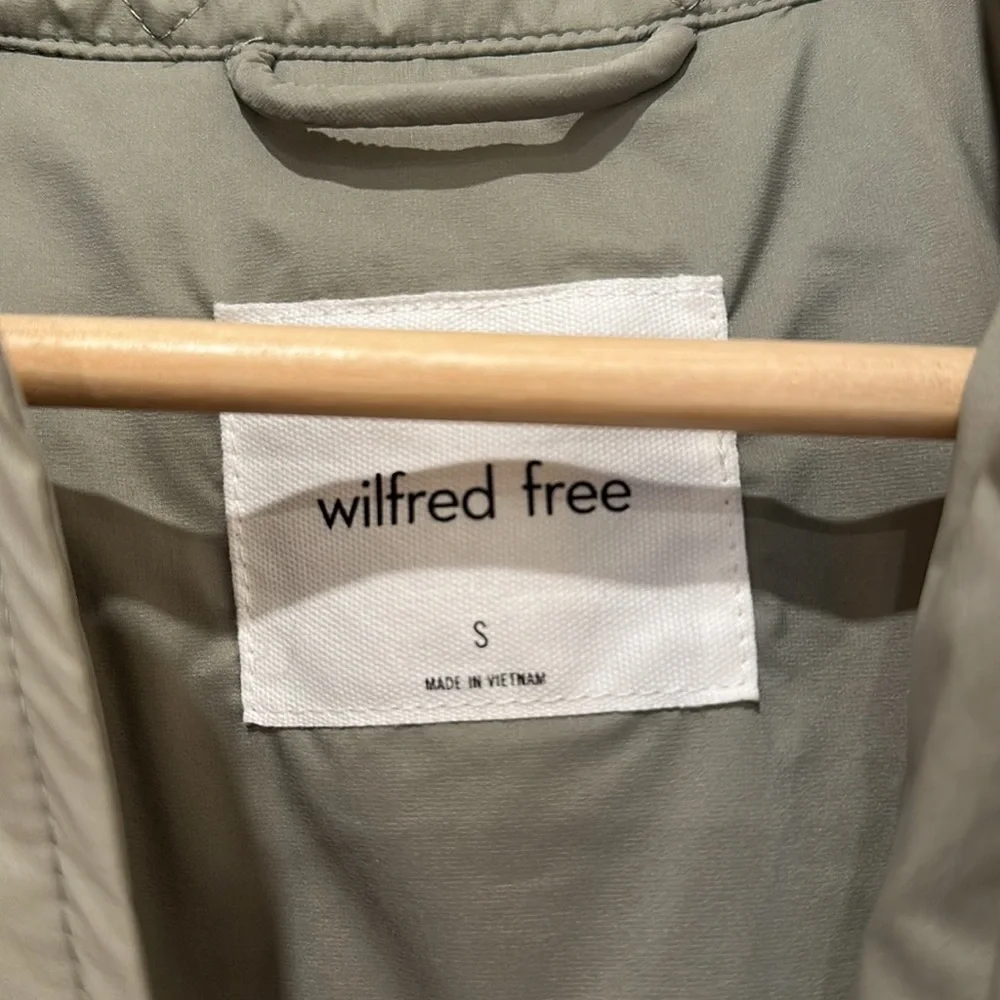 ARITZIA - wilfred free - S - lightweight kaki coat - Picture 2 of 2